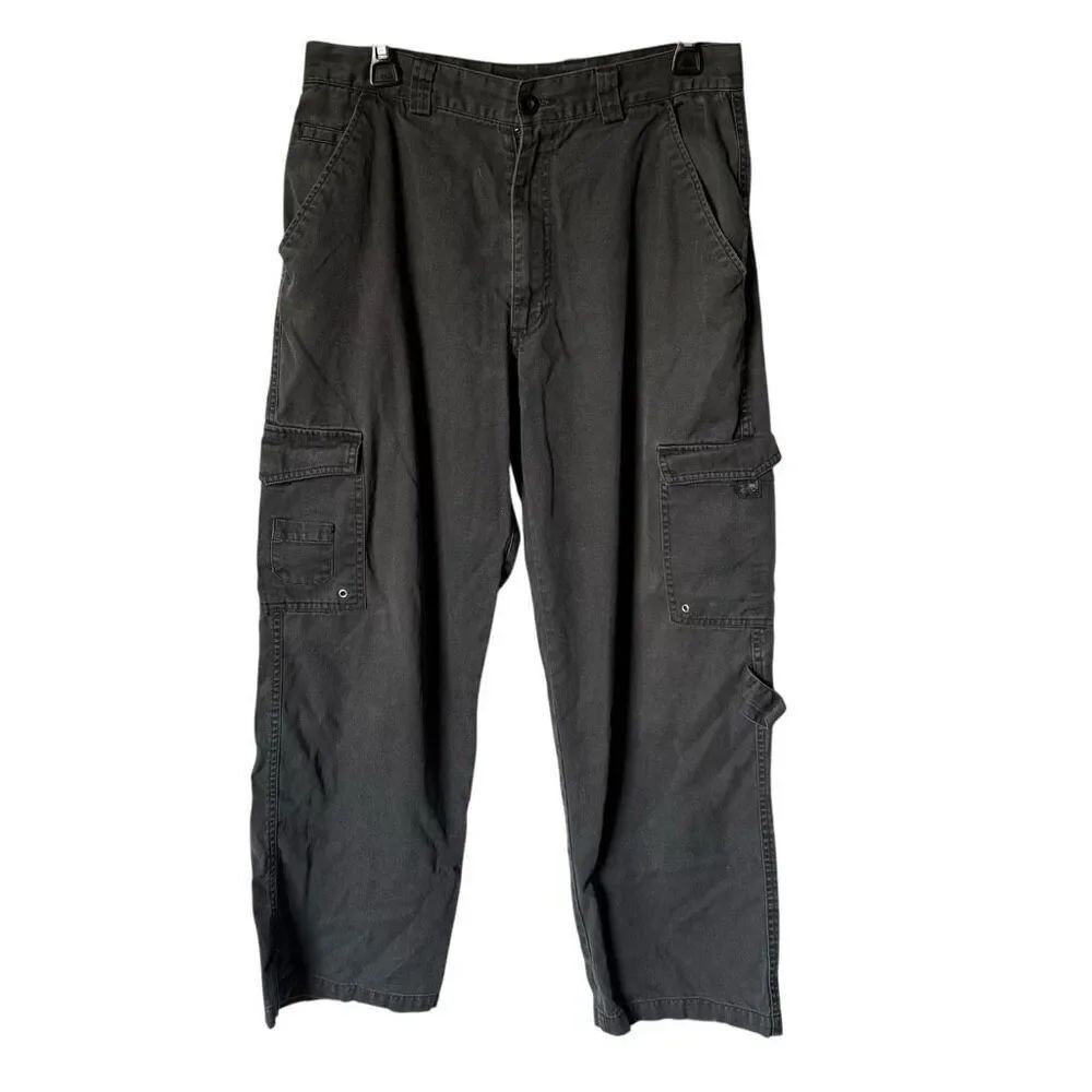 Vintage Nobu Cargo Pants Y2K – Dark Gray, Men’s 32x30